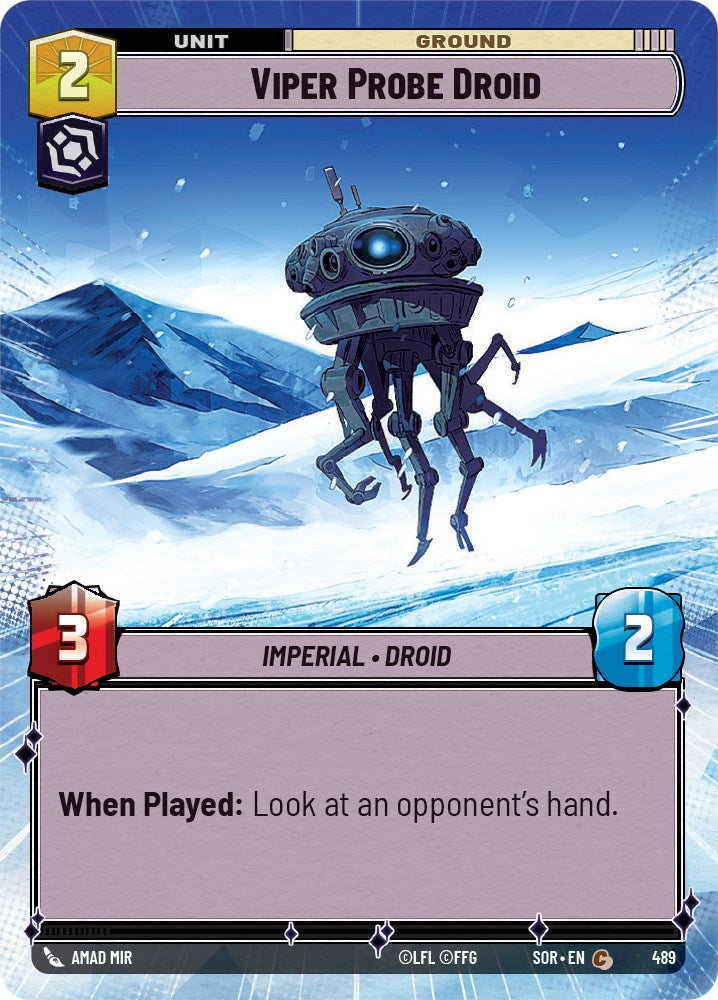 Viper Probe Droid (Hyperspace) (489) [Spark of Rebellion] | Jomio and Rueliete's Cards and Comics