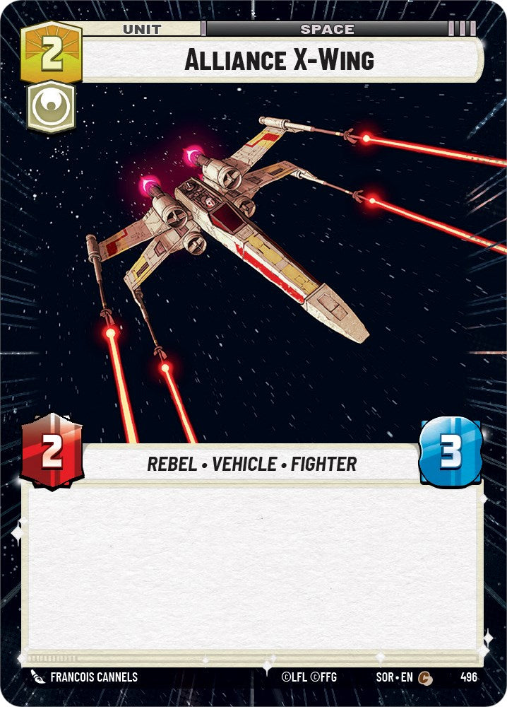Alliance X-Wing (Hyperspace) (496) [Spark of Rebellion] | Jomio and Rueliete's Cards and Comics