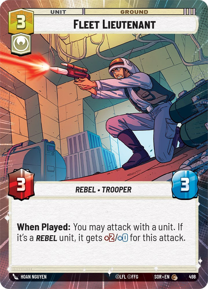 Fleet Lieutenant (Hyperspace) (498) [Spark of Rebellion] | Jomio and Rueliete's Cards and Comics