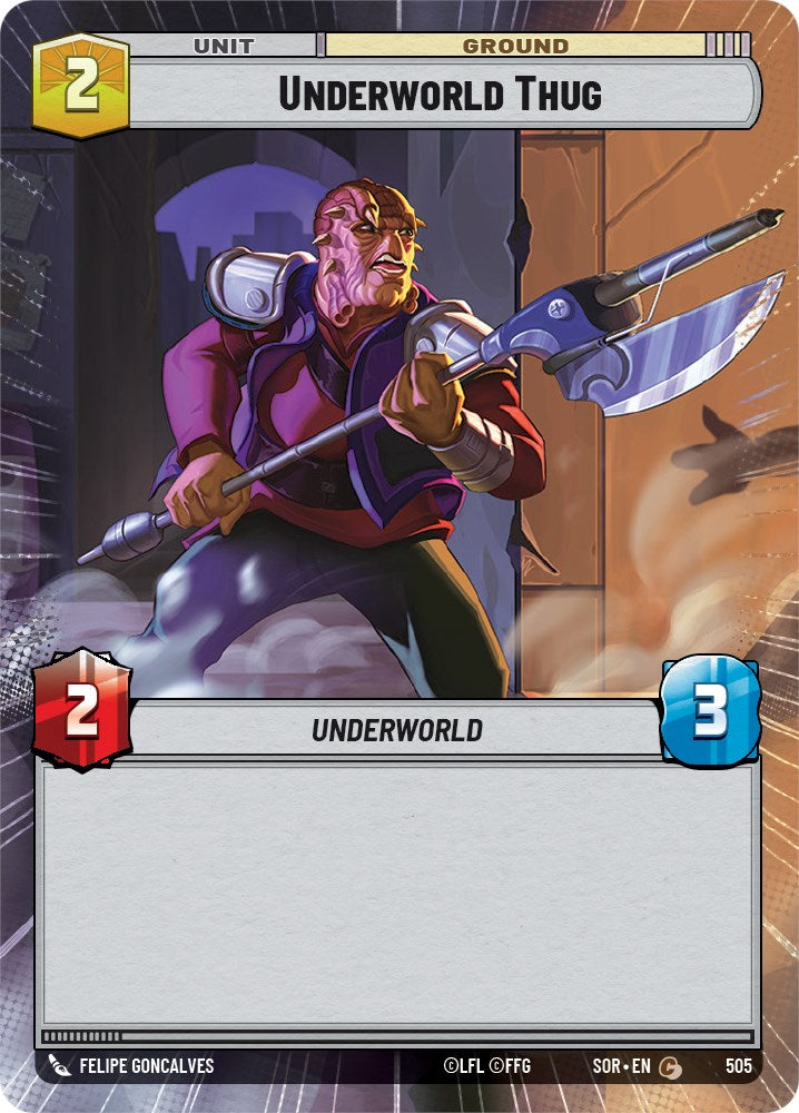 Underworld Thug (Hyperspace) (505) [Spark of Rebellion] | Jomio and Rueliete's Cards and Comics
