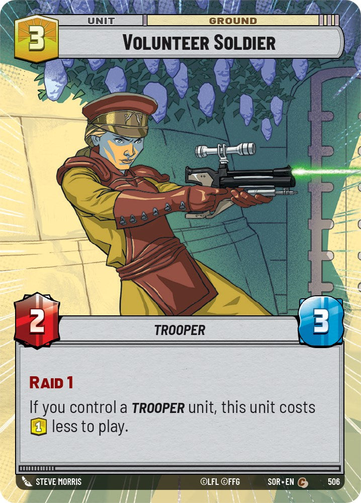 Volunteer Soldier (Hyperspace) (506) [Spark of Rebellion] | Jomio and Rueliete's Cards and Comics