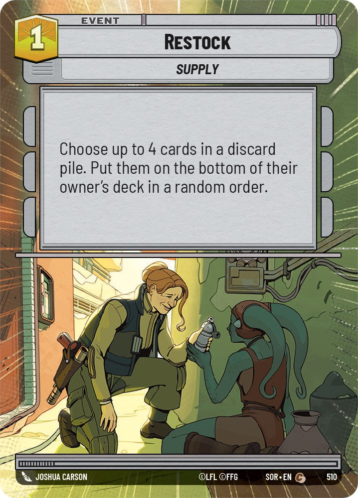 Restock (Hyperspace) (510) [Spark of Rebellion] | Jomio and Rueliete's Cards and Comics