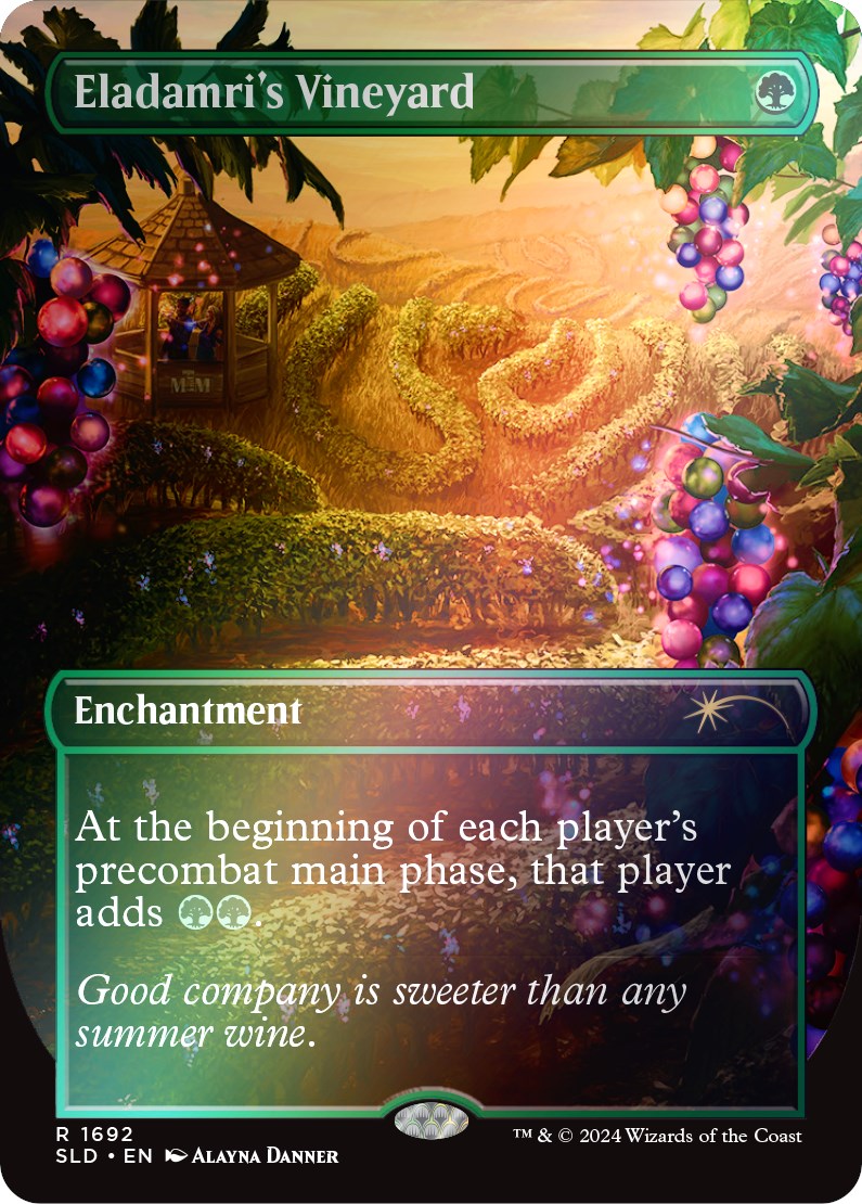Eladamri's Vineyard (Rainbow Foil) [Secret Lair: Sheldon's Spellbook] | Jomio and Rueliete's Cards and Comics