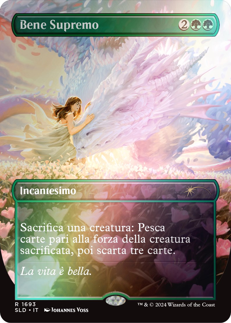 Greater Good (Italian) - "Bene Supremo" (Rainbow Foil) [Secret Lair Drop Series] | Jomio and Rueliete's Cards and Comics