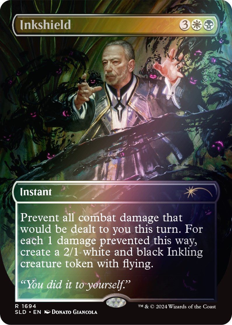 Inkshield (Rainbow Foil) [Secret Lair: Sheldon's Spellbook] | Jomio and Rueliete's Cards and Comics