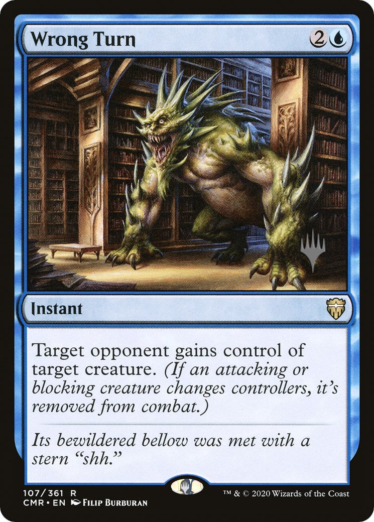 Wrong Turn (Promo Pack) [Murders at Karlov Manor Promos] | Jomio and Rueliete's Cards and Comics