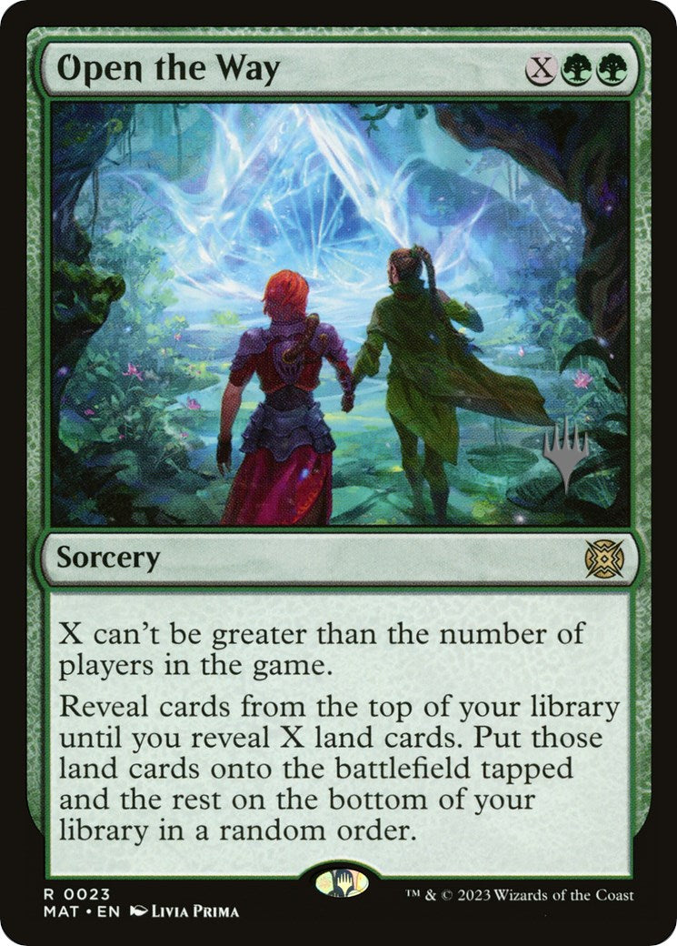 Open the Way (Promo Pack) [March of the Machine Promos] | Jomio and Rueliete's Cards and Comics
