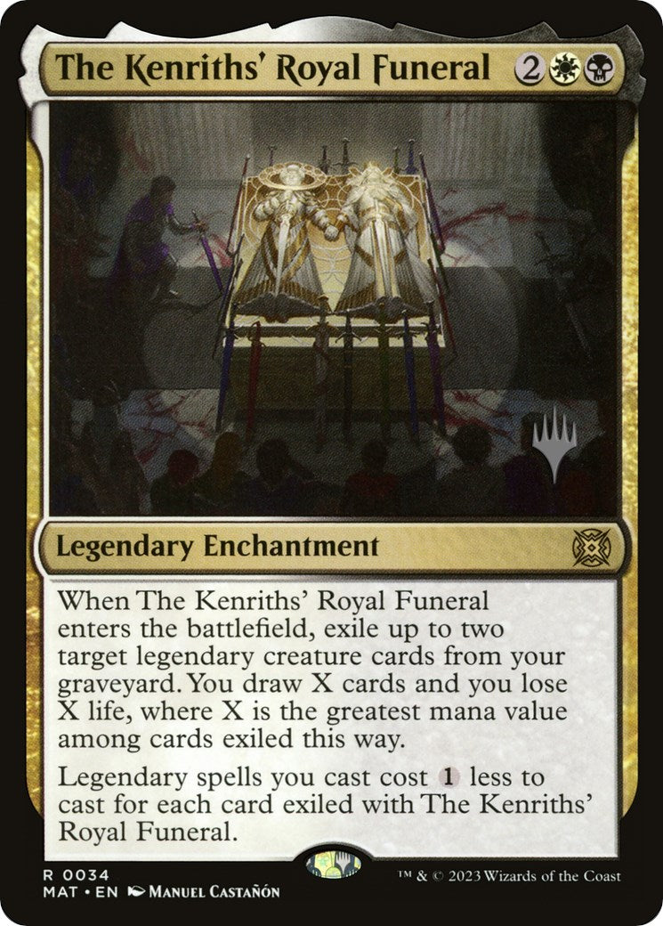 The Kenriths' Royal Funeral (Promo Pack) [Murders at Karlov Manor Promos] | Jomio and Rueliete's Cards and Comics