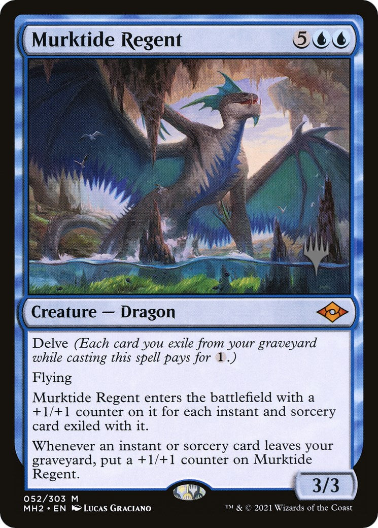 Murktide Regent (Promo Pack) [Murders at Karlov Manor Promos] | Jomio and Rueliete's Cards and Comics