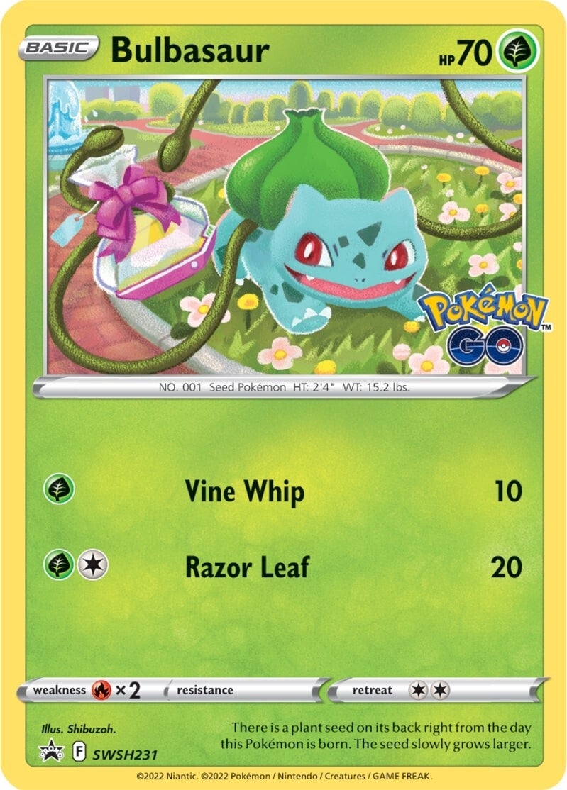 Bulbasaur (SWSH231) [Sword & Shield: Black Star Promos] | Jomio and Rueliete's Cards and Comics