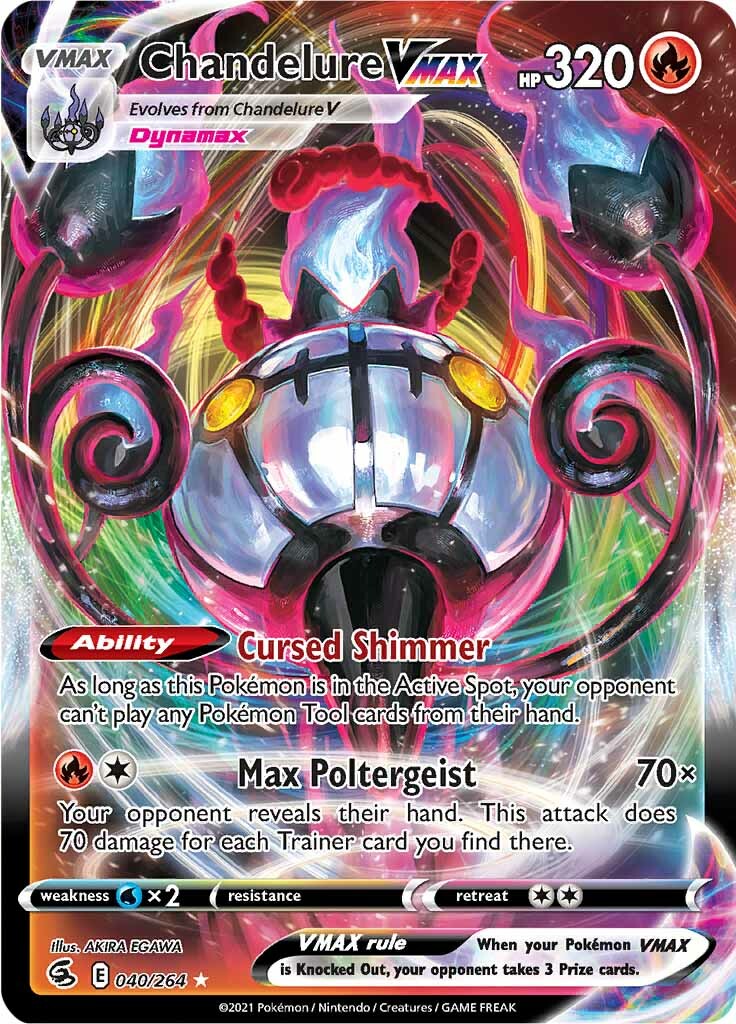 Chandelure VMAX (040/264) [Sword & Shield: Fusion Strike] | Jomio and Rueliete's Cards and Comics