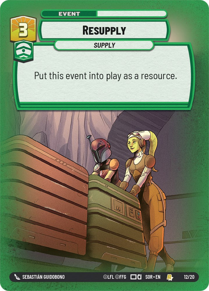 Resupply (12/20) [Spark of Rebellion: Weekly Play] | Jomio and Rueliete's Cards and Comics