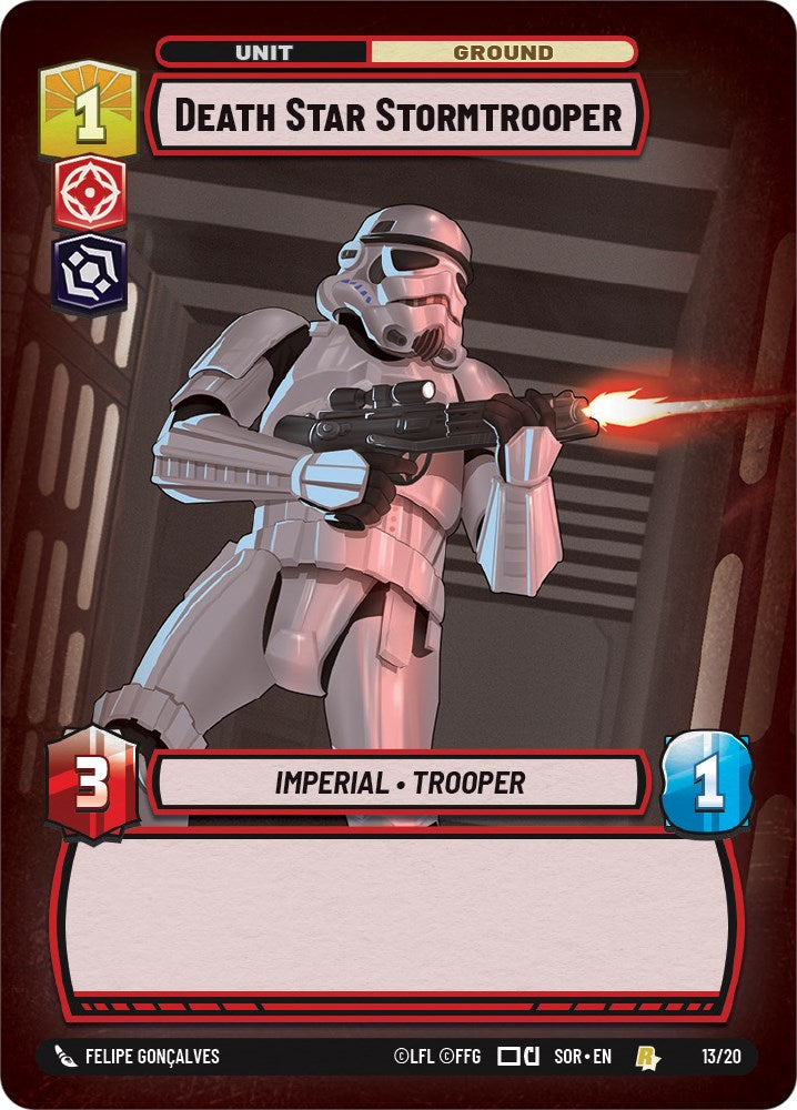 Death Star Stormtrooper (13/20) [Spark of Rebellion: Weekly Play] | Jomio and Rueliete's Cards and Comics