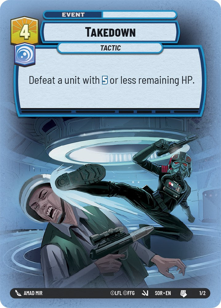 Takedown (1/2) [Store Showdown Promos] | Jomio and Rueliete's Cards and Comics