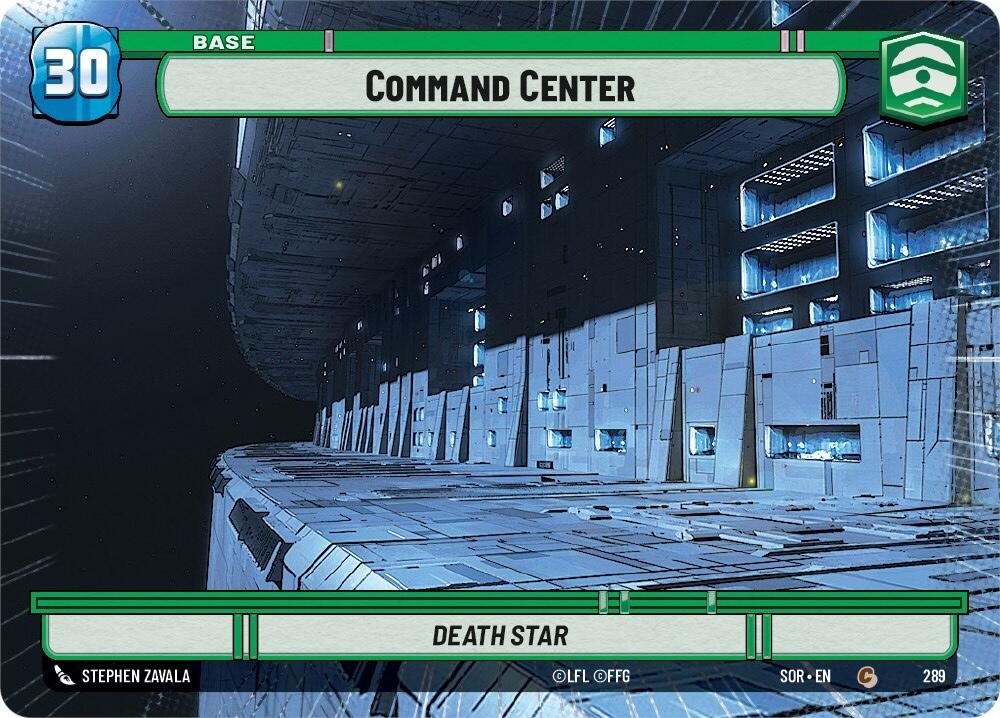 Command Center // Experience (Hyperspace) (289 // T03) [Spark of Rebellion] | Jomio and Rueliete's Cards and Comics