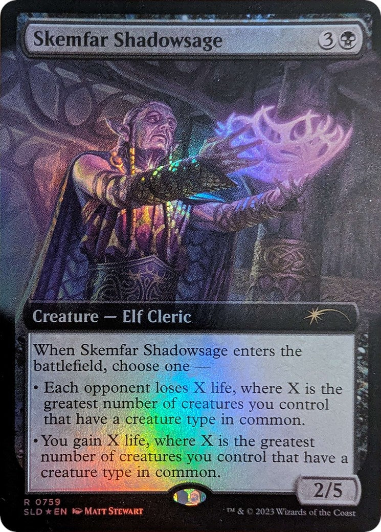 Skemfar Shadowsage (Extended Art) [Secret Lair Drop Series] | Jomio and Rueliete's Cards and Comics