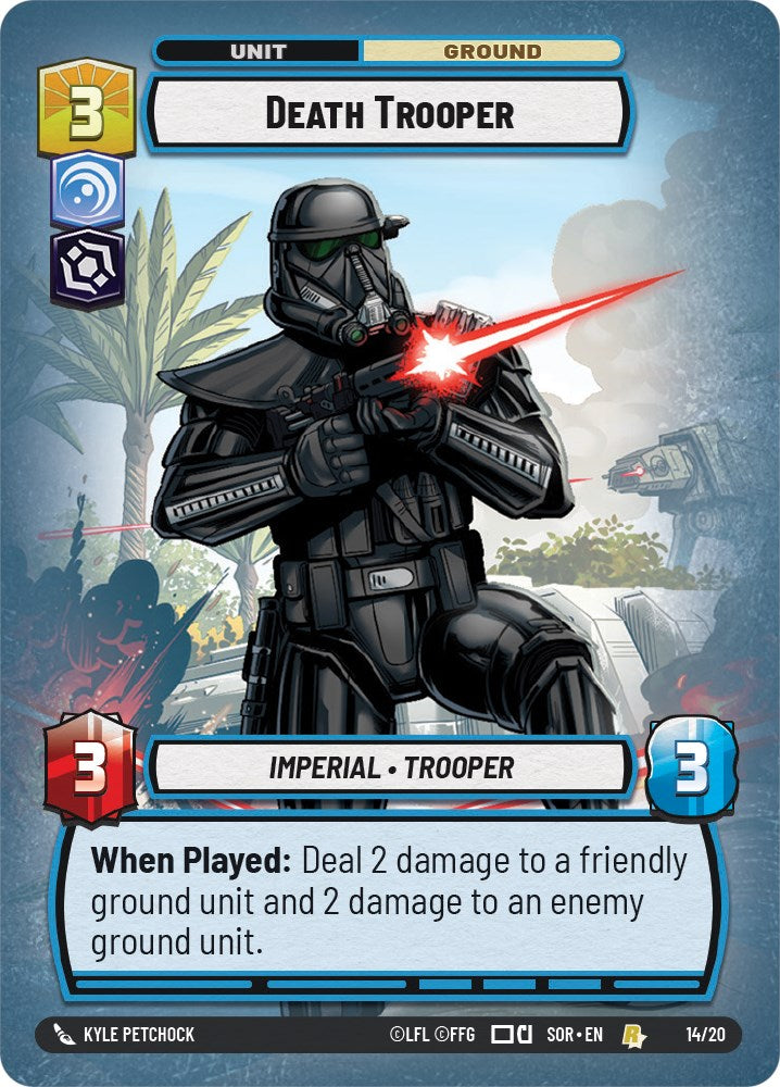 Death Trooper (14/20) [Spark of Rebellion: Weekly Play] | Jomio and Rueliete's Cards and Comics
