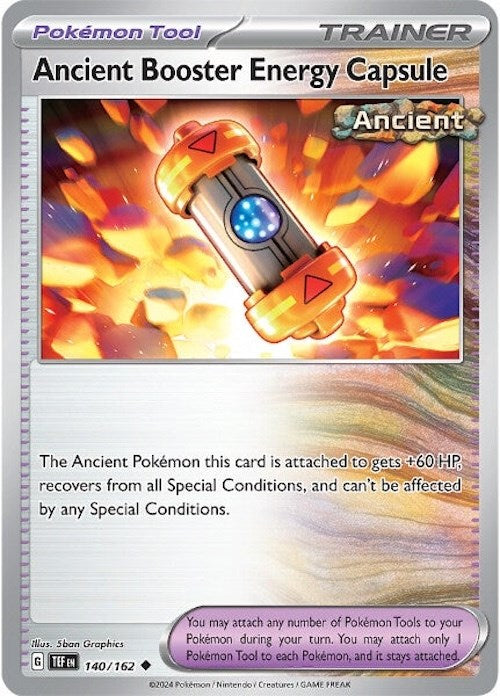 Ancient Booster Energy Capsule (140/162) [Scarlet & Violet: Temporal Forces] | Jomio and Rueliete's Cards and Comics