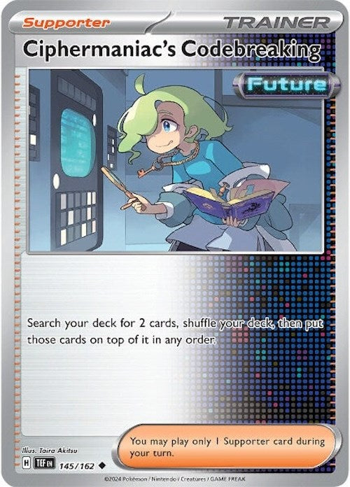 Ciphermaniac's Codebreaking (145/162) [Scarlet & Violet: Temporal Forces] | Jomio and Rueliete's Cards and Comics