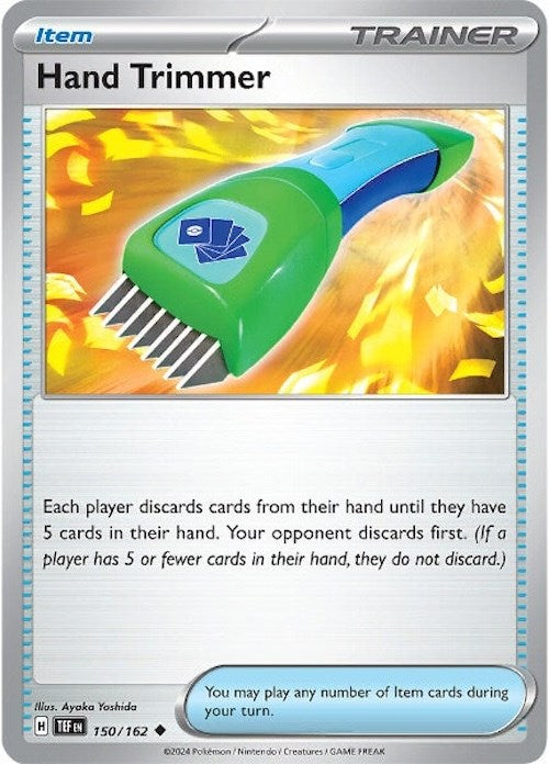 Hand Trimmer (150/162) [Scarlet & Violet: Temporal Forces] | Jomio and Rueliete's Cards and Comics