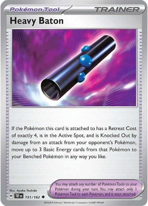 Heavy Baton (151/162) [Scarlet & Violet: Temporal Forces] | Jomio and Rueliete's Cards and Comics