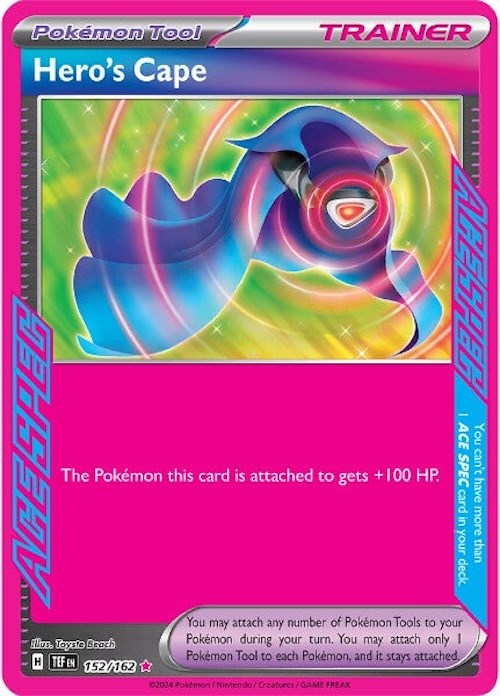 Hero's Cape (152/162) [Scarlet & Violet: Temporal Forces] | Jomio and Rueliete's Cards and Comics
