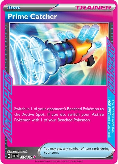 Prime Catcher (157/162) [Scarlet & Violet: Temporal Forces] | Jomio and Rueliete's Cards and Comics
