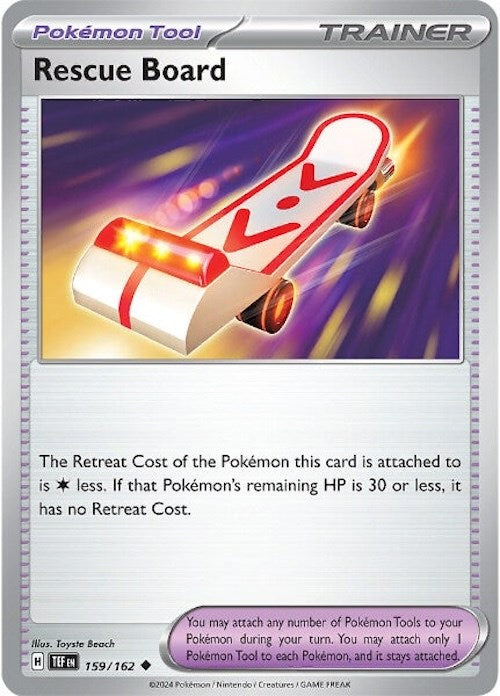 Rescue Board (159/162) [Scarlet & Violet: Temporal Forces] | Jomio and Rueliete's Cards and Comics
