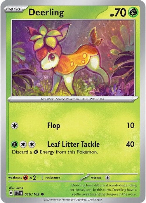Deerling (016/162) [Scarlet & Violet: Temporal Forces] | Jomio and Rueliete's Cards and Comics