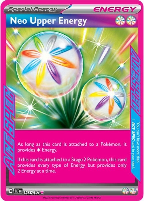 Neo Upper Energy (162/162) [Scarlet & Violet: Temporal Forces] | Jomio and Rueliete's Cards and Comics