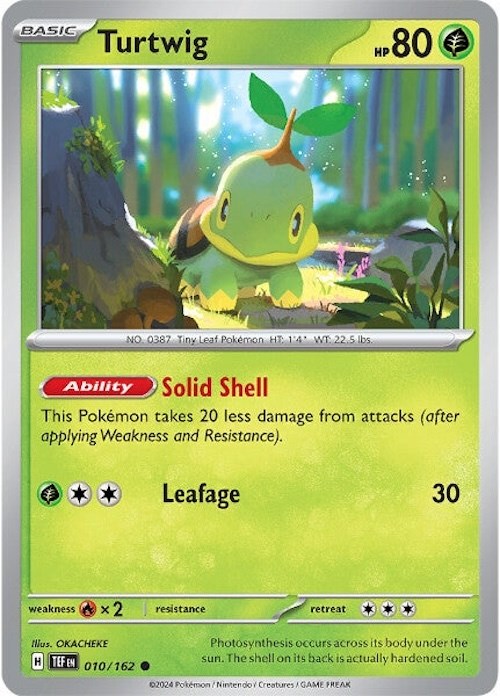 Turtwig (010/162) [Scarlet & Violet: Temporal Forces] | Jomio and Rueliete's Cards and Comics