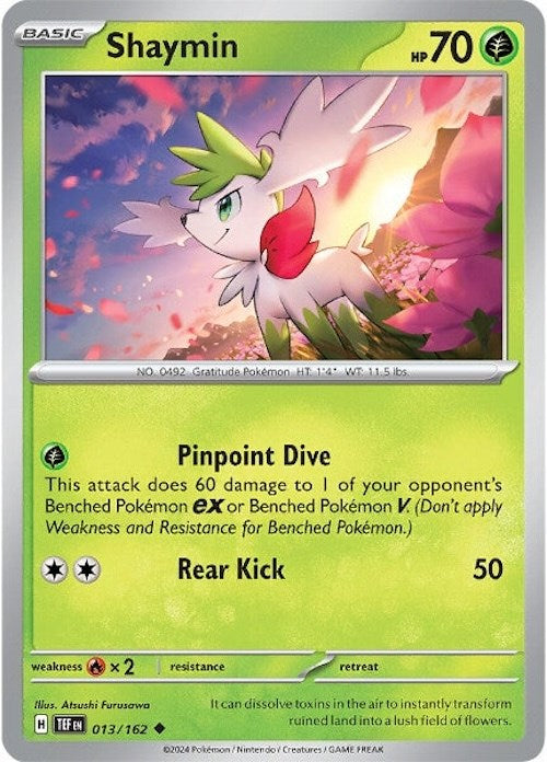 Shaymin (013/162) [Scarlet & Violet: Temporal Forces] | Jomio and Rueliete's Cards and Comics