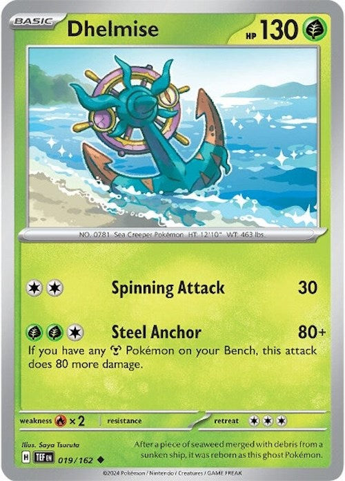 Dhelmise (019/162) [Scarlet & Violet: Temporal Forces] | Jomio and Rueliete's Cards and Comics