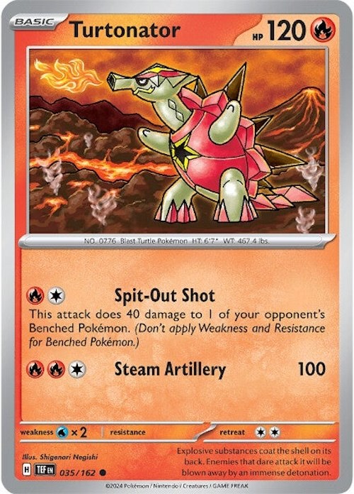 Turtonator (035/162) [Scarlet & Violet: Temporal Forces] | Jomio and Rueliete's Cards and Comics