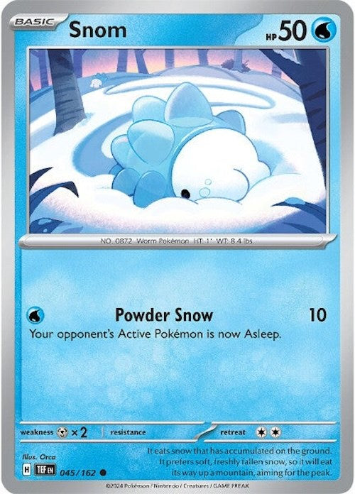 Snom (045/162) [Scarlet & Violet: Temporal Forces] | Jomio and Rueliete's Cards and Comics