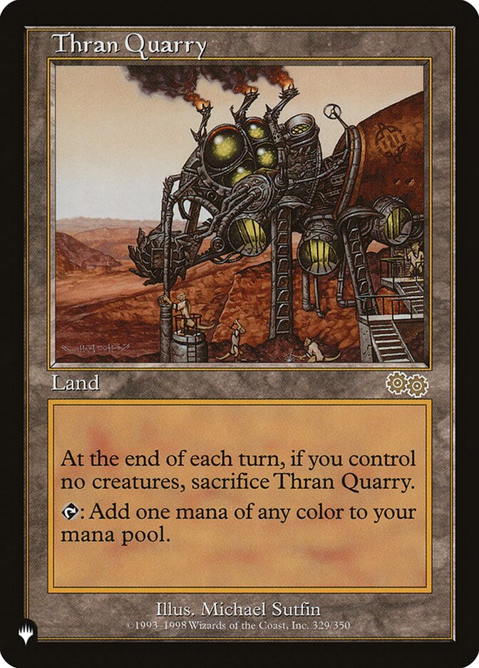 Thran Quarry [The List] | Jomio and Rueliete's Cards and Comics