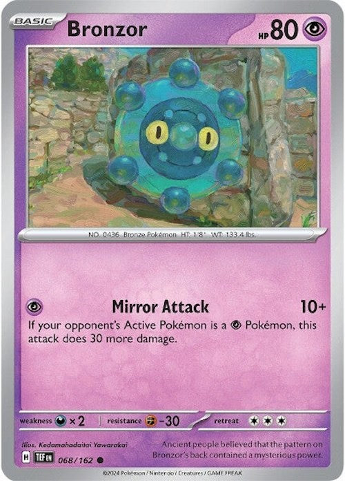 Bronzor (068/162) [Scarlet & Violet: Temporal Forces] | Jomio and Rueliete's Cards and Comics
