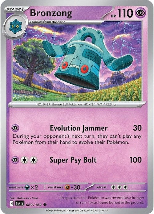 Bronzong (069/162) [Scarlet & Violet: Temporal Forces] | Jomio and Rueliete's Cards and Comics