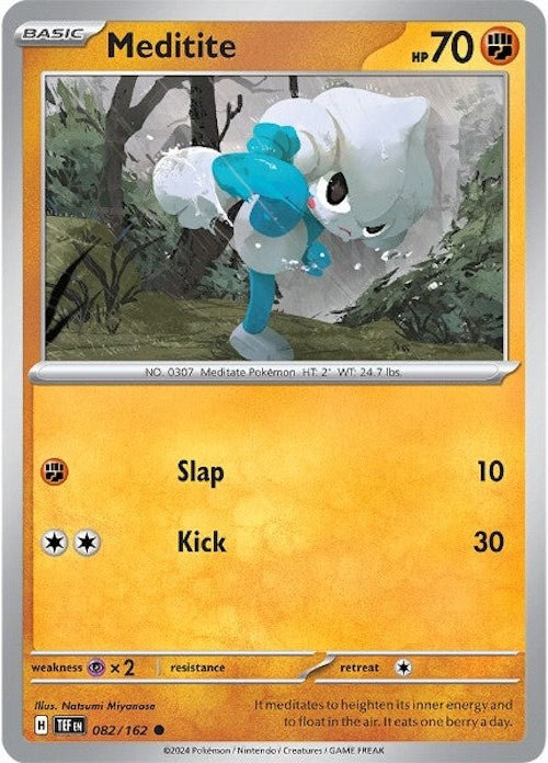 Meditite (082/162) [Scarlet & Violet: Temporal Forces] | Jomio and Rueliete's Cards and Comics
