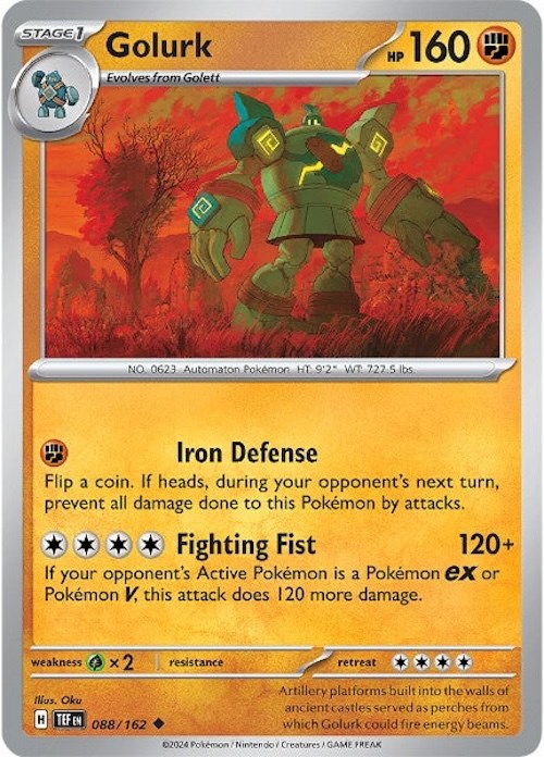 Golurk (088/162) [Scarlet & Violet: Temporal Forces] | Jomio and Rueliete's Cards and Comics
