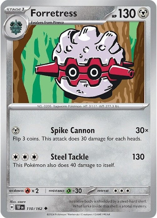 Forretress (110/162) [Scarlet & Violet: Temporal Forces] | Jomio and Rueliete's Cards and Comics