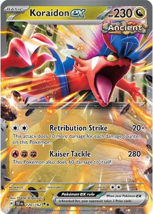 Koraidon ex (120/162) [Scarlet & Violet: Temporal Forces] | Jomio and Rueliete's Cards and Comics