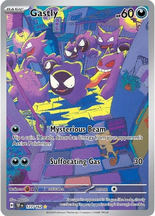 Gastly (177/162) [Scarlet & Violet: Temporal Forces] | Jomio and Rueliete's Cards and Comics