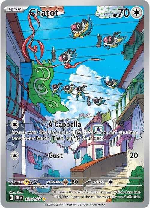 Chatot (181/162) [Scarlet & Violet: Temporal Forces] | Jomio and Rueliete's Cards and Comics