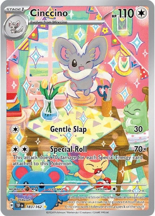 Cinccino (183/162) [Scarlet & Violet: Temporal Forces] | Jomio and Rueliete's Cards and Comics
