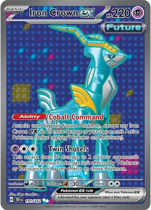 Iron Crown ex (191/162) [Scarlet & Violet: Temporal Forces] | Jomio and Rueliete's Cards and Comics