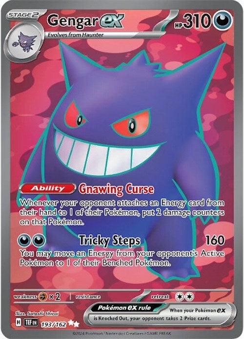 Gengar ex (193/162) [Scarlet & Violet: Temporal Forces] | Jomio and Rueliete's Cards and Comics