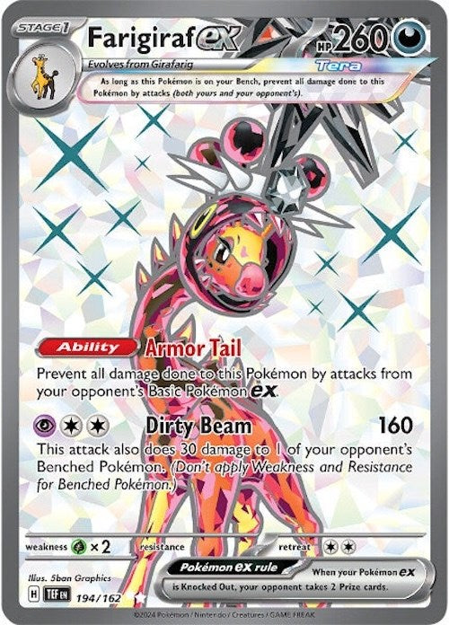 Farigiraf ex (194/162) [Scarlet & Violet: Temporal Forces] | Jomio and Rueliete's Cards and Comics