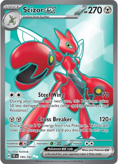 Scizor ex (195/162) [Scarlet & Violet: Temporal Forces] | Jomio and Rueliete's Cards and Comics