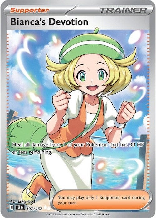 Bianca's Devotion (197/162) [Scarlet & Violet: Temporal Forces] | Jomio and Rueliete's Cards and Comics